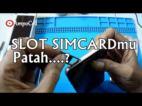 cara memperbaiki slot sim card yang patah